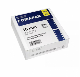 Foma Fomapan 100 Cine B&W Movie Film 16mm 100 ft. - Single Perf 