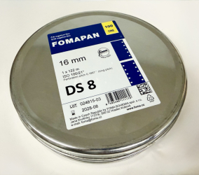 Foma Fomapan 100 Cine B&W Movie Film DS8 - Double Super 8 - 122 meters