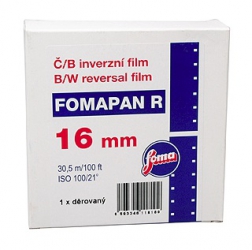 Foma Fomapan R100 BW Reversal Film Super 16mm x 100 ft. - Single Perforated - SHORT/PAST DATE SPECIAL