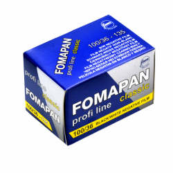 Foma Fomapan 100 ISO 35mm x 36 exp. - PLASTIC CARTRIDGE NON-DX